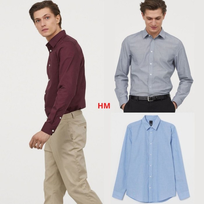 H&m men's dress shirt