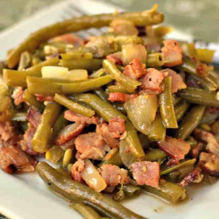 How to cook canned green beans southern style