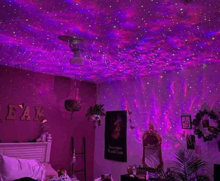 How to decorate a room with led lights