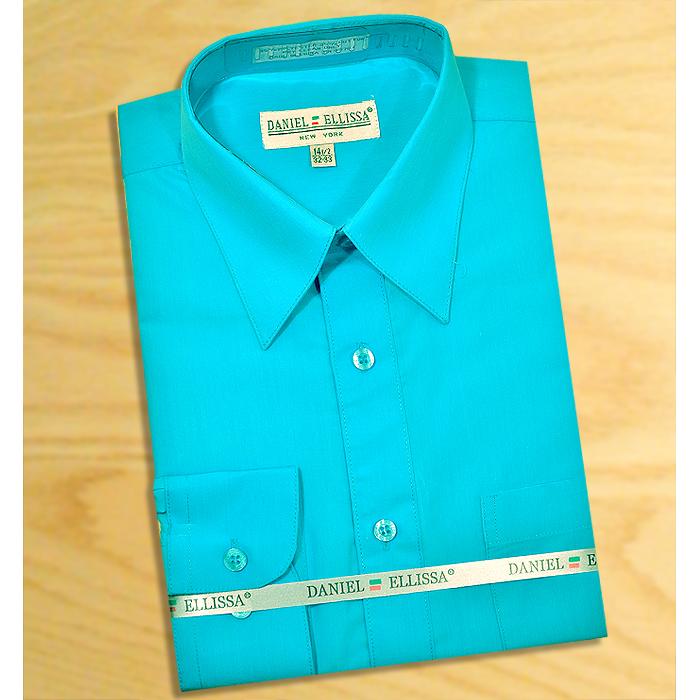 Aqua dress shirt mens