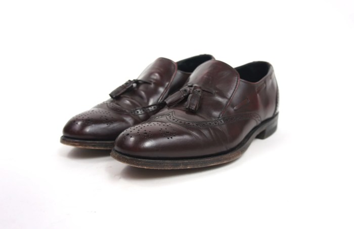 Mens maroon dress shoes