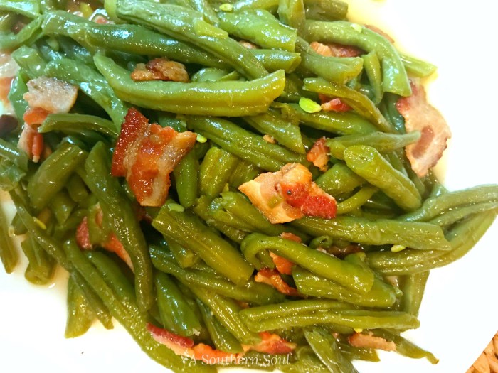 How to cook canned green beans southern style